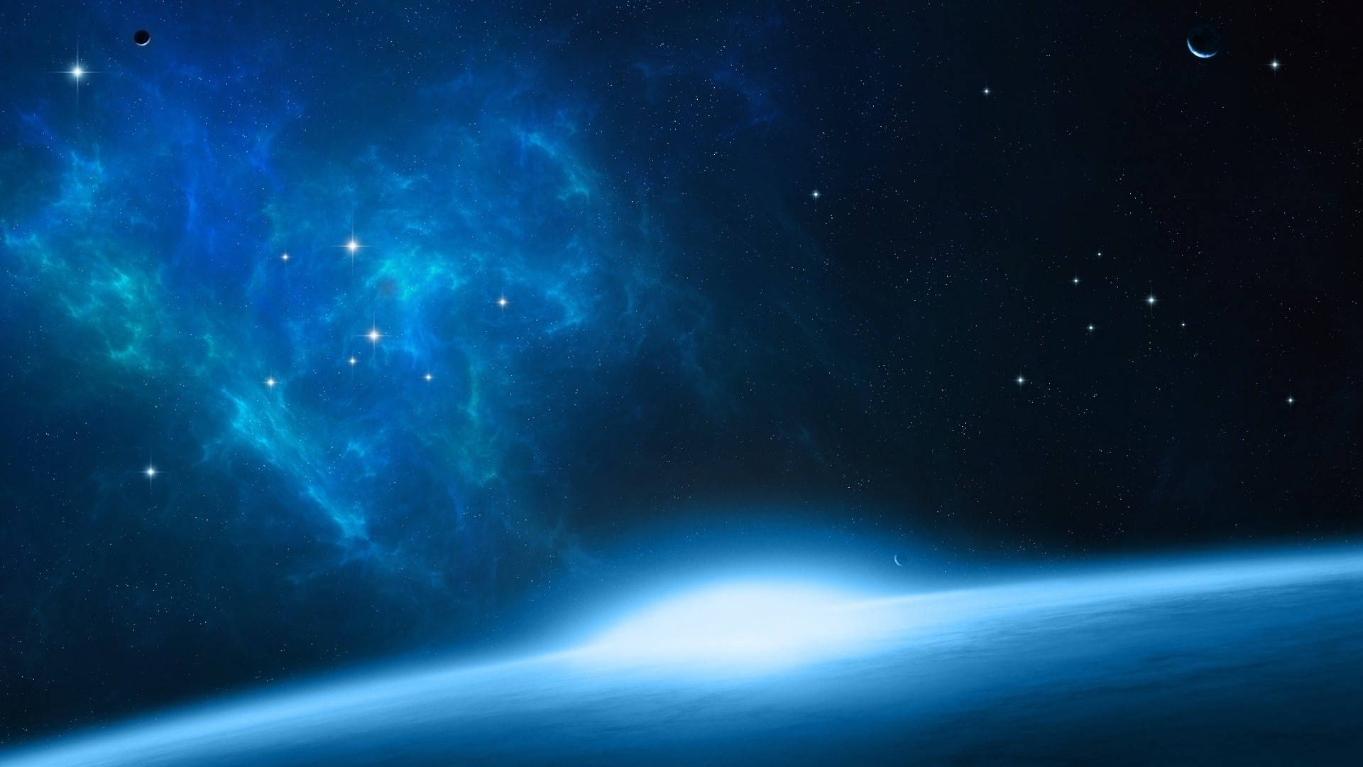 Fantastic Blue Outer Space