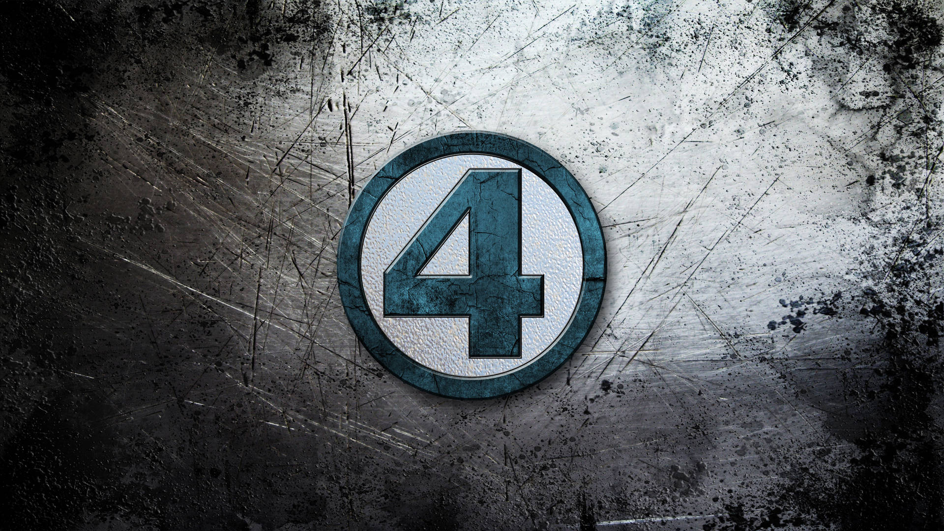 Fantastic Four Logo Grunge Wallpaper
