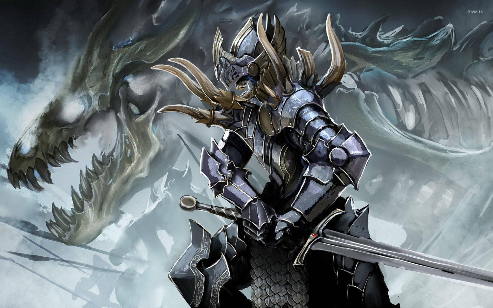Download Fantasy Anime Knight Wallpaper 