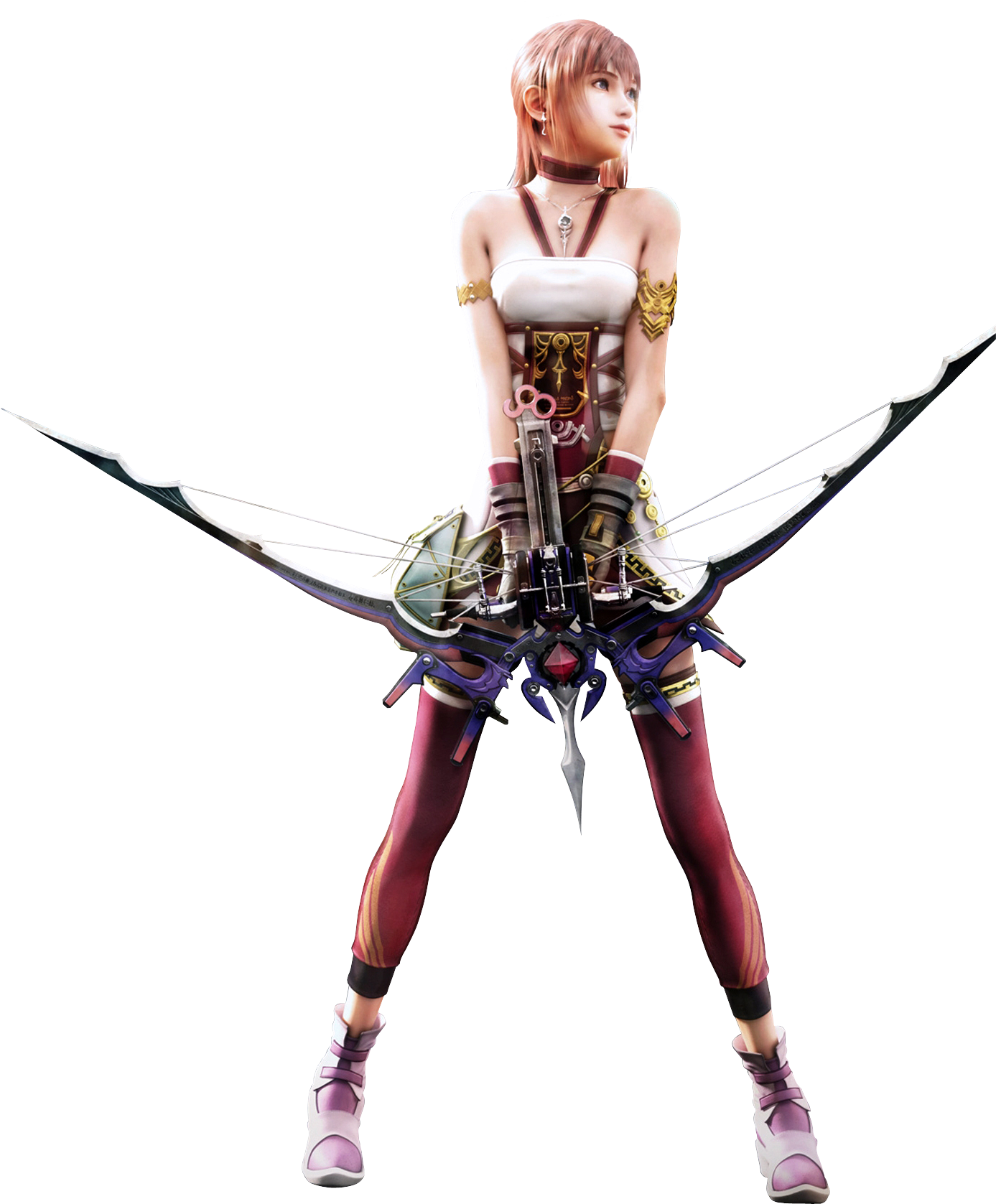 Fantasy Archer Warrior Girl PNG