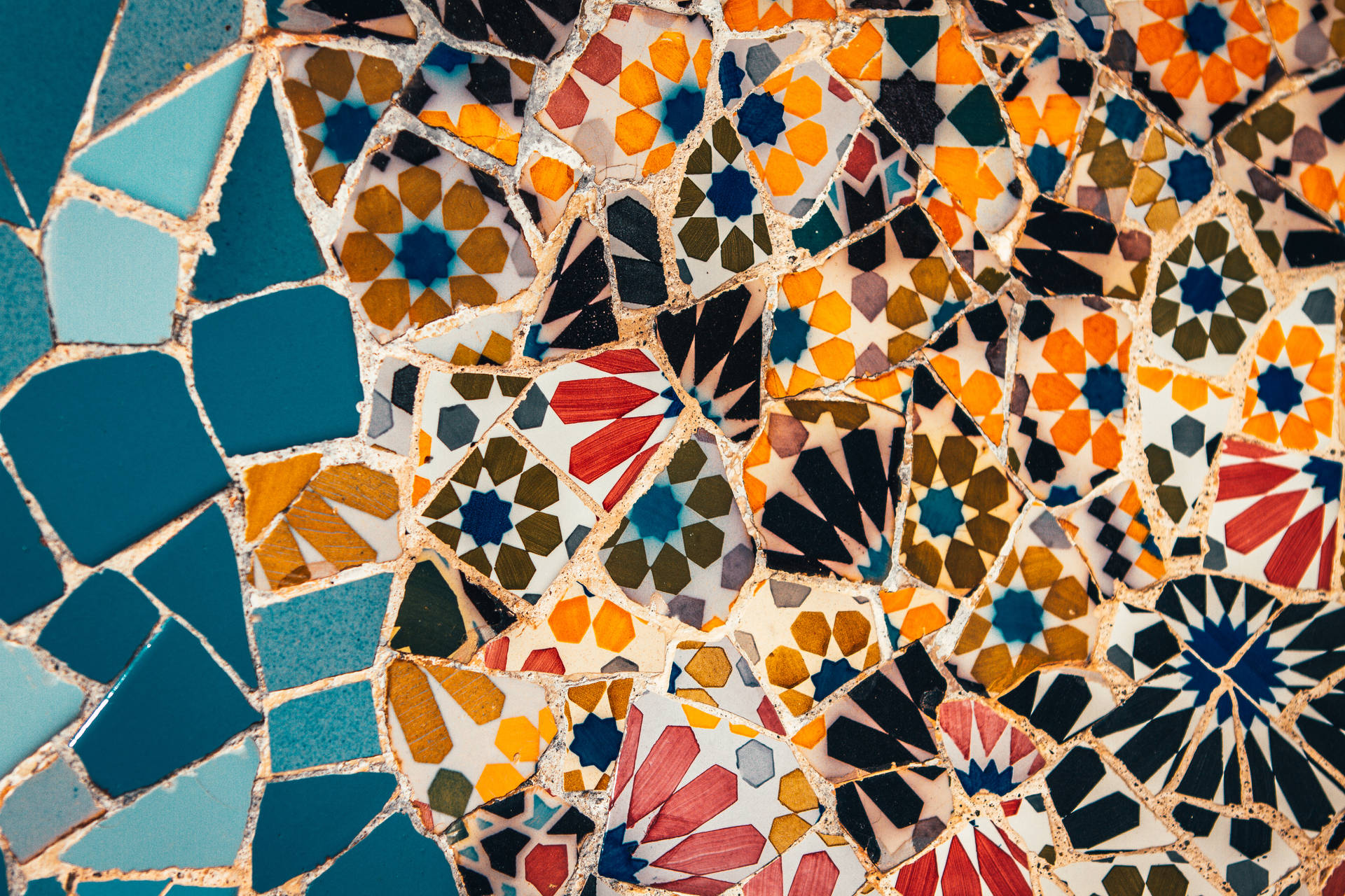 Fantasy art floral leftover tiles flooring wallpaper.