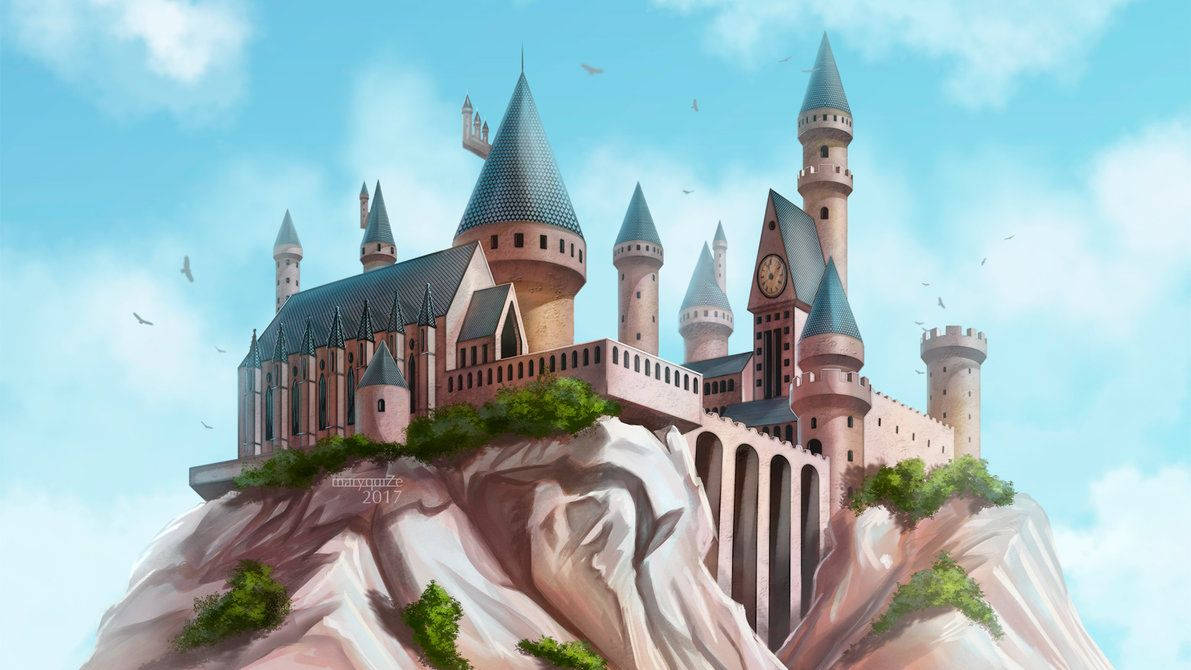 Fantasy Artwork Of Hogwarts