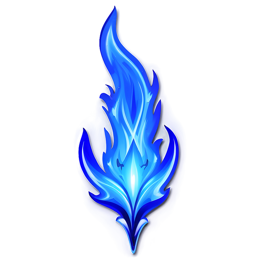 Download Fantasy Blue Flame Png 79 | Wallpapers.com