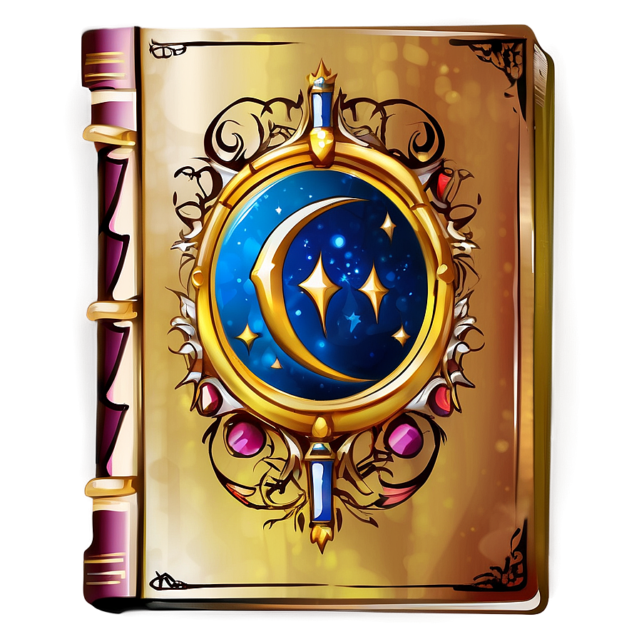 Fantasy Book Cover Vector Png 06262024 PNG