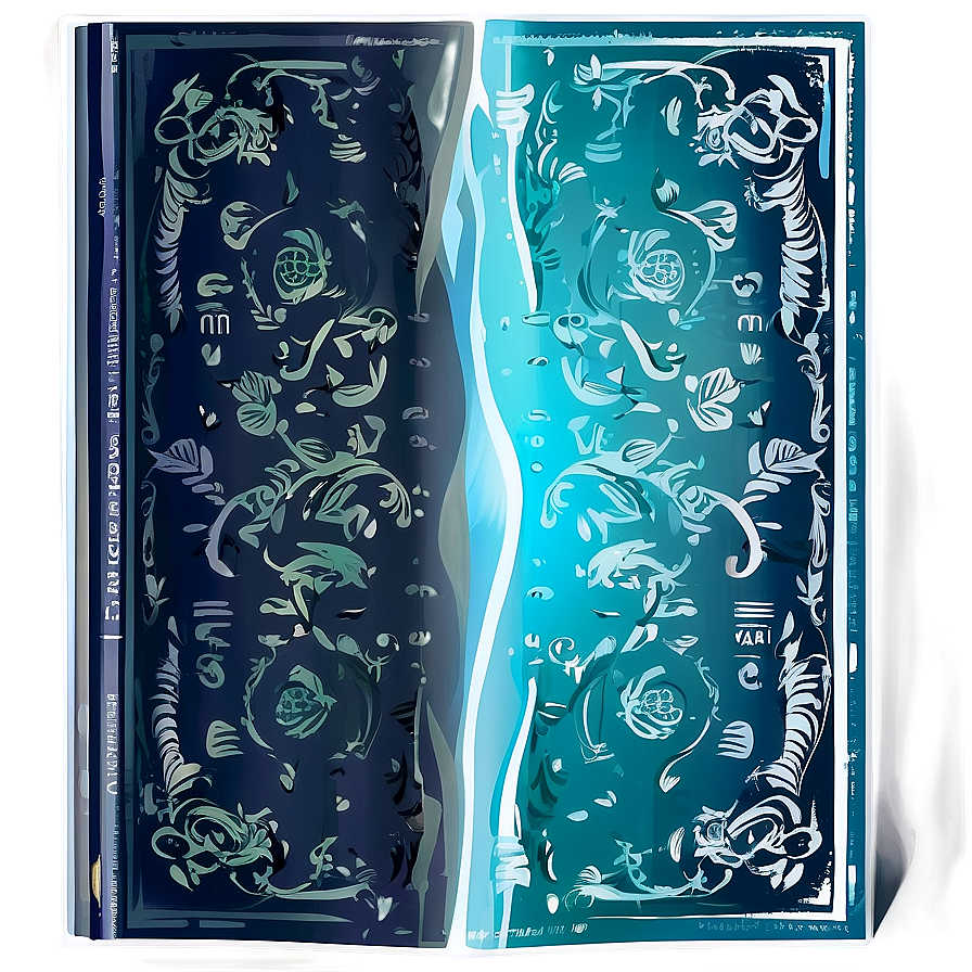 Fantasy Book Cover Vector Png Uog97 PNG