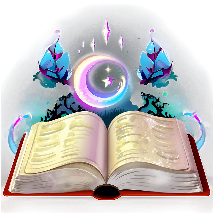 Fantasy Book Cover Vector Png Wkx PNG