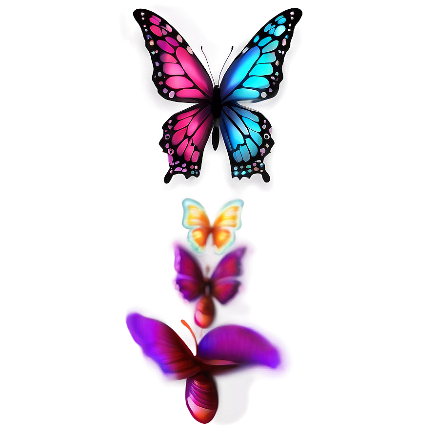 Fantasy Butterfly Magic Png Flq19 PNG