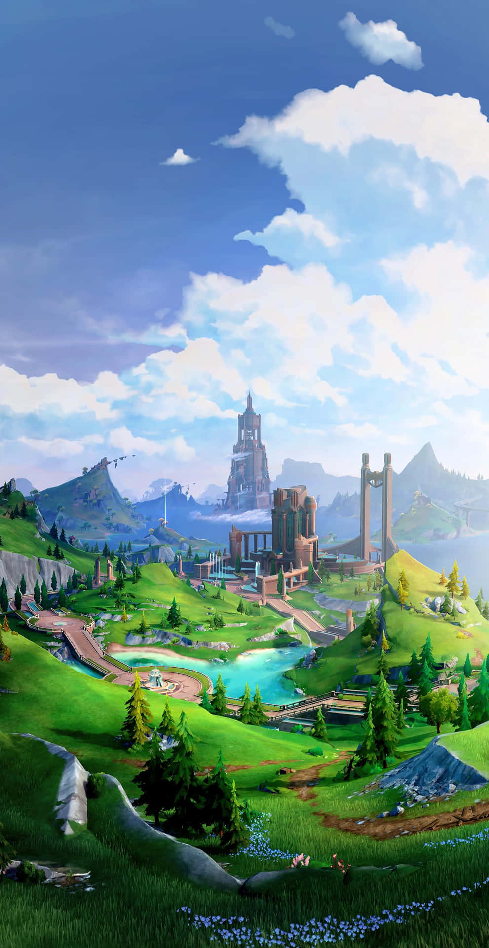 Fantasy Castle Landscape.jpg Wallpaper