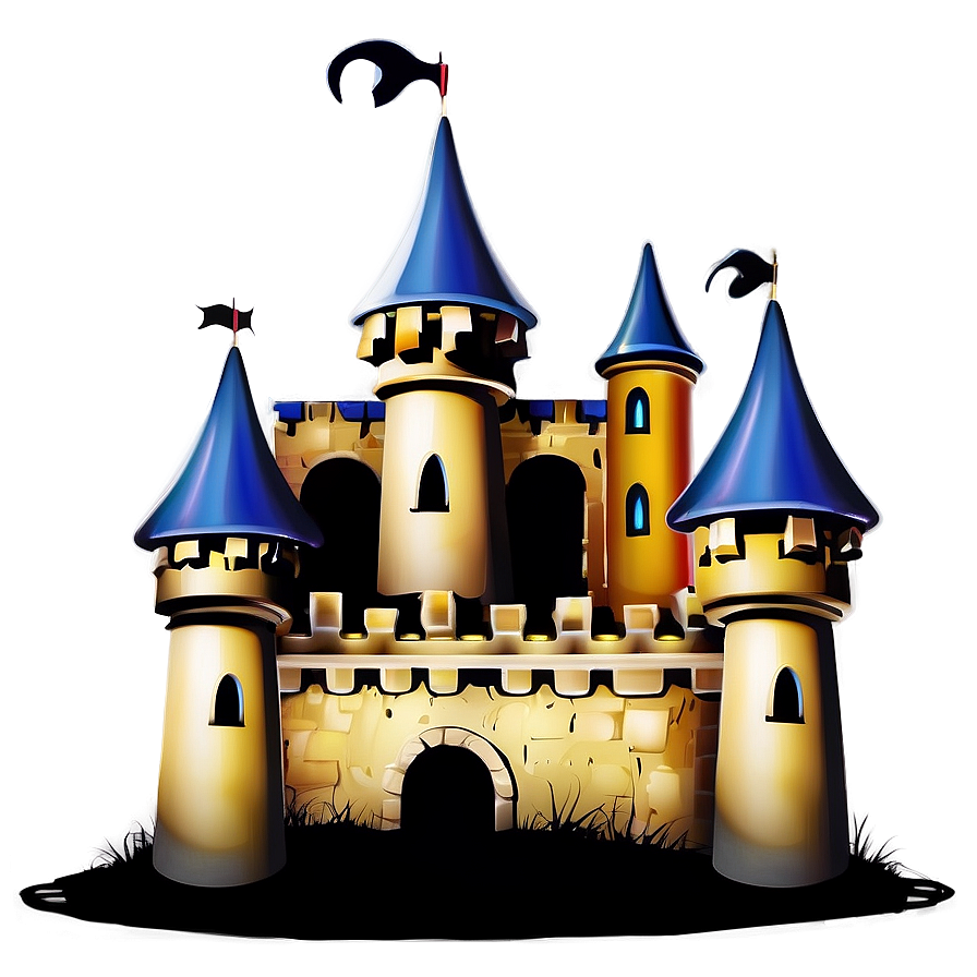 Download Fantasy Castle Silhouette Png 46 | Wallpapers.com