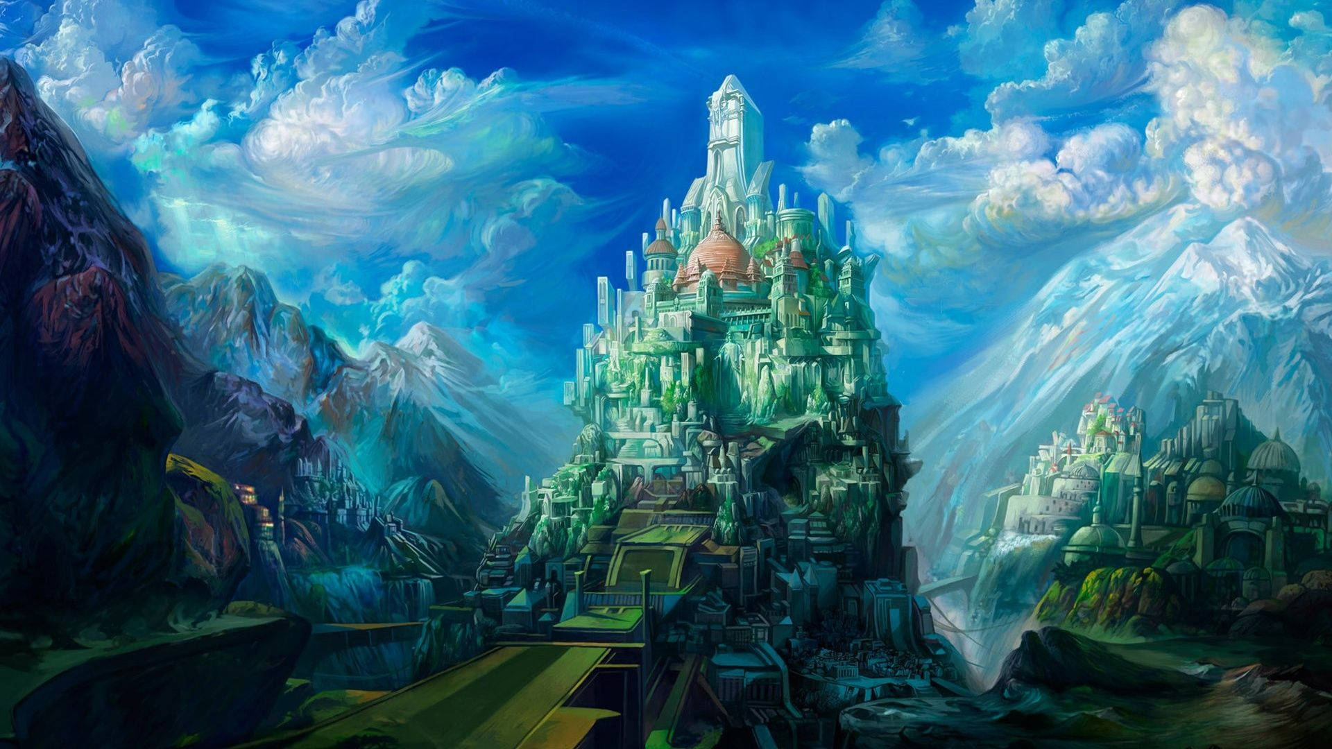Fantasy Castle Wallpaper Wallpaper