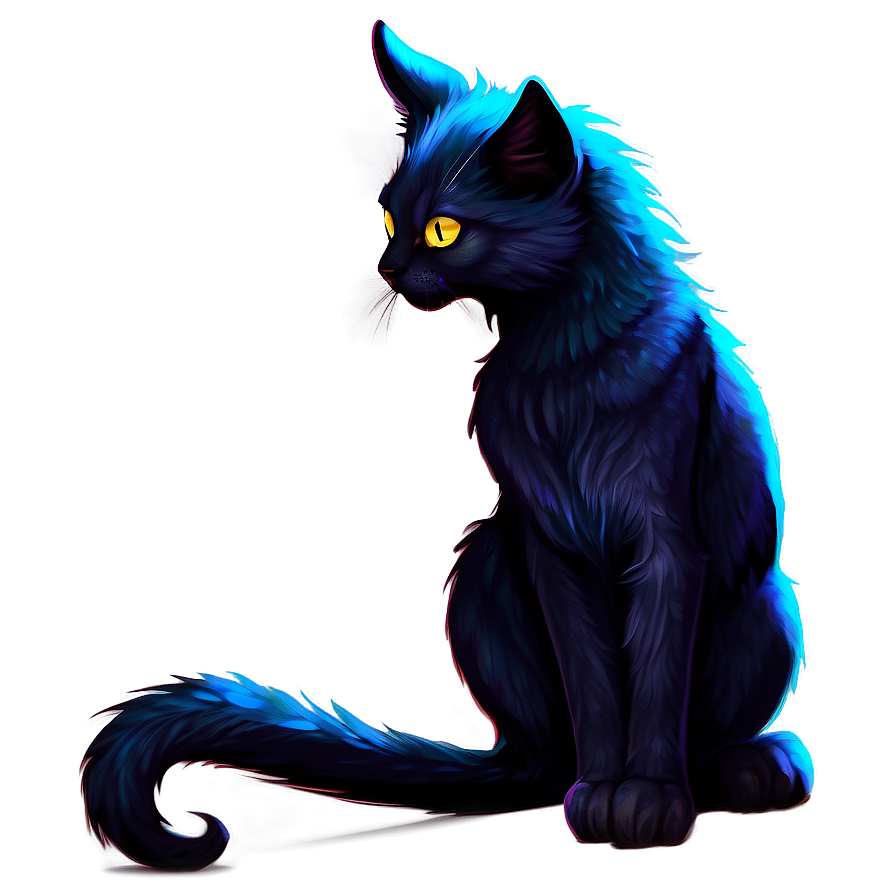 Fantasy Cat Creature Vector Png Gmk13 PNG