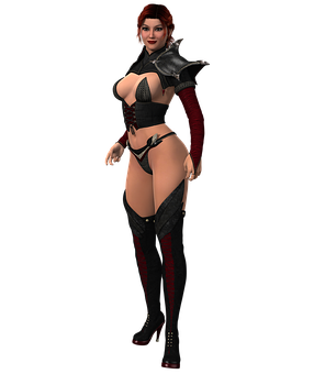 Fantasy Character Female Warrior PNG