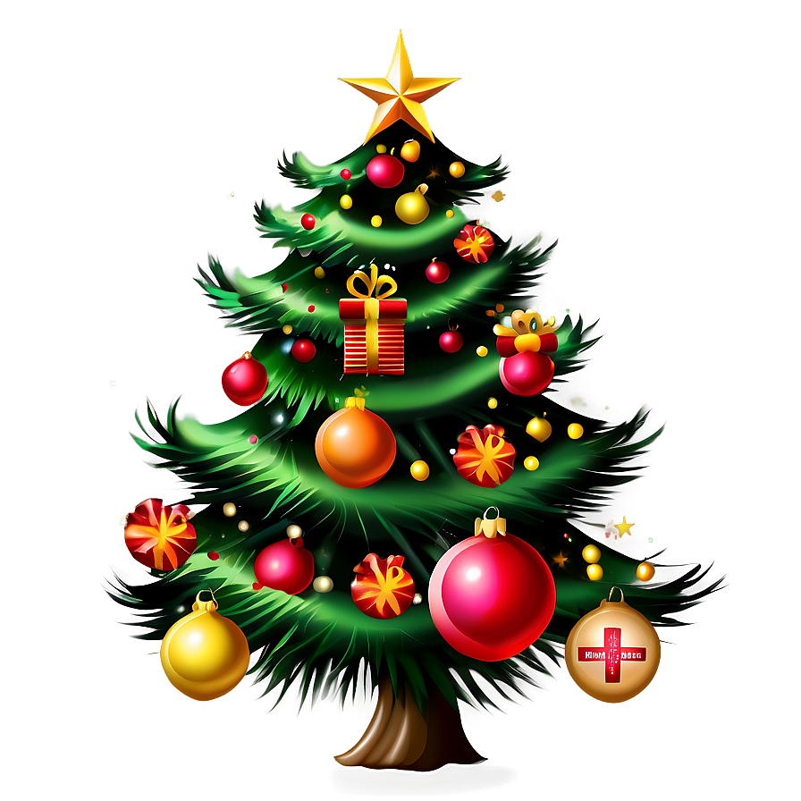 Fantasy Christmas Tree Design Png Jsx PNG