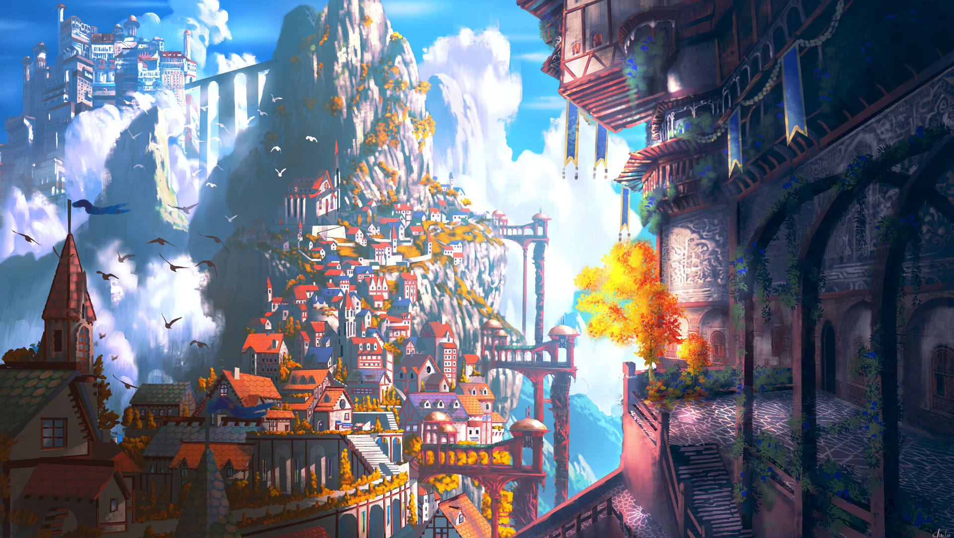 Fantasy City HD wallpaper  Peakpx