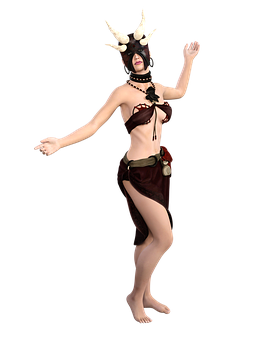 Fantasy Costume Woman Character PNG