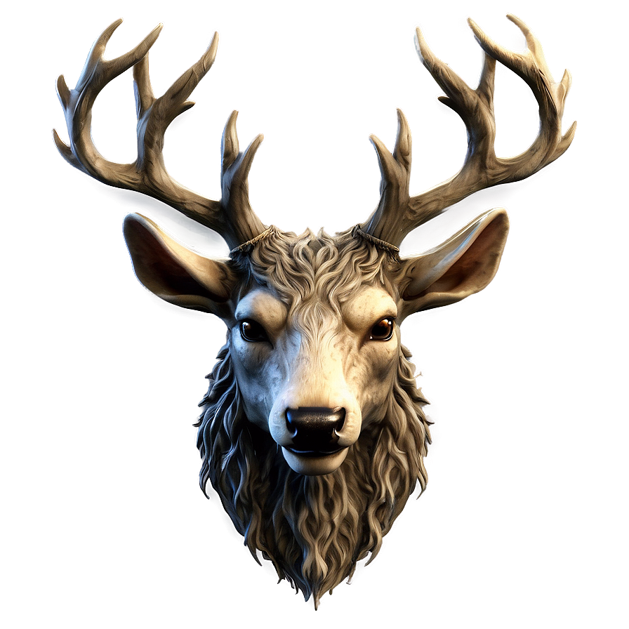 Fantasy Deer Head Image Png 90 PNG