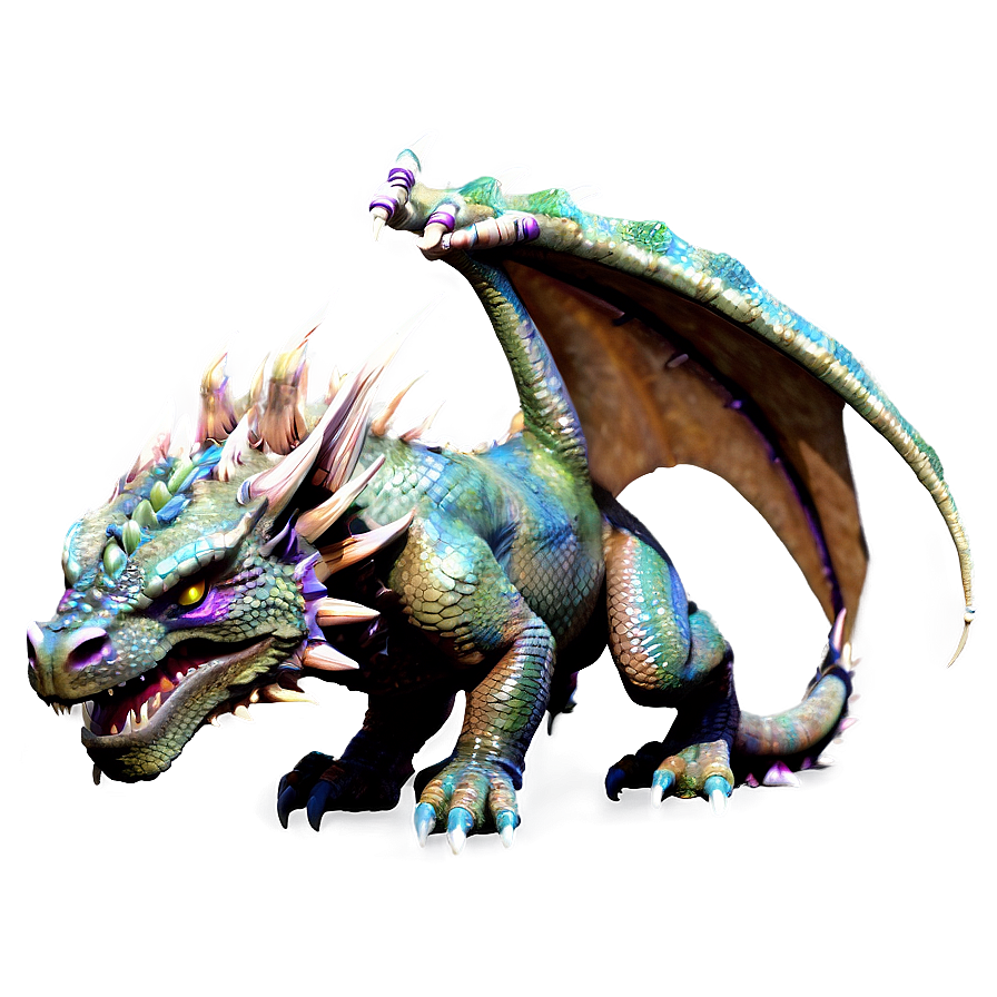 Fantasy Dragon Creature Png 05032024 PNG