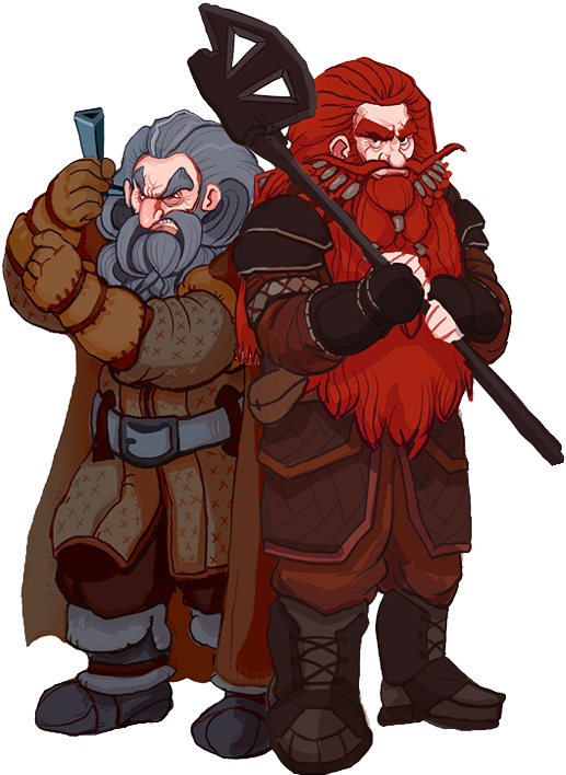 Fantasy Dwarf Warriors PNG