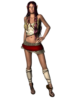 Fantasy_ Elf_ Girl_ Render.jpg PNG