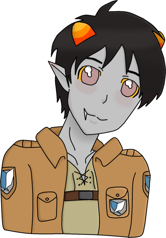 Fantasy Eren Yeager Anime Character PNG