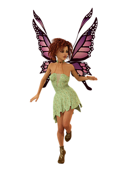 Fantasy Fairy Figure PNG