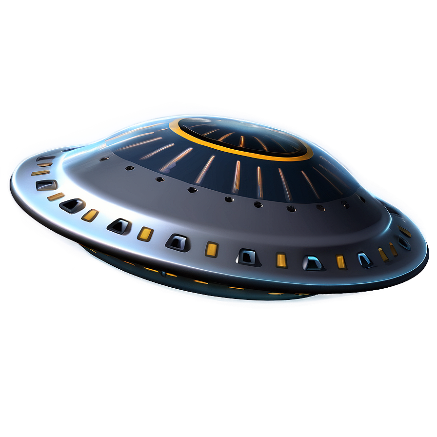 Fantasy Flying Saucer Concept Png 06202024 PNG