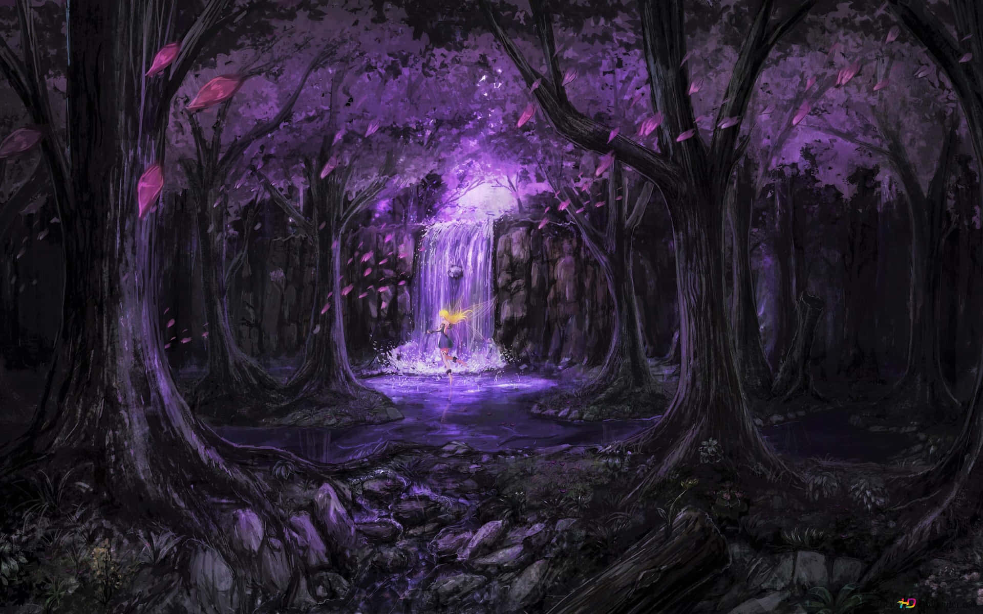 Fantasy Forest Background 2560 X 1600