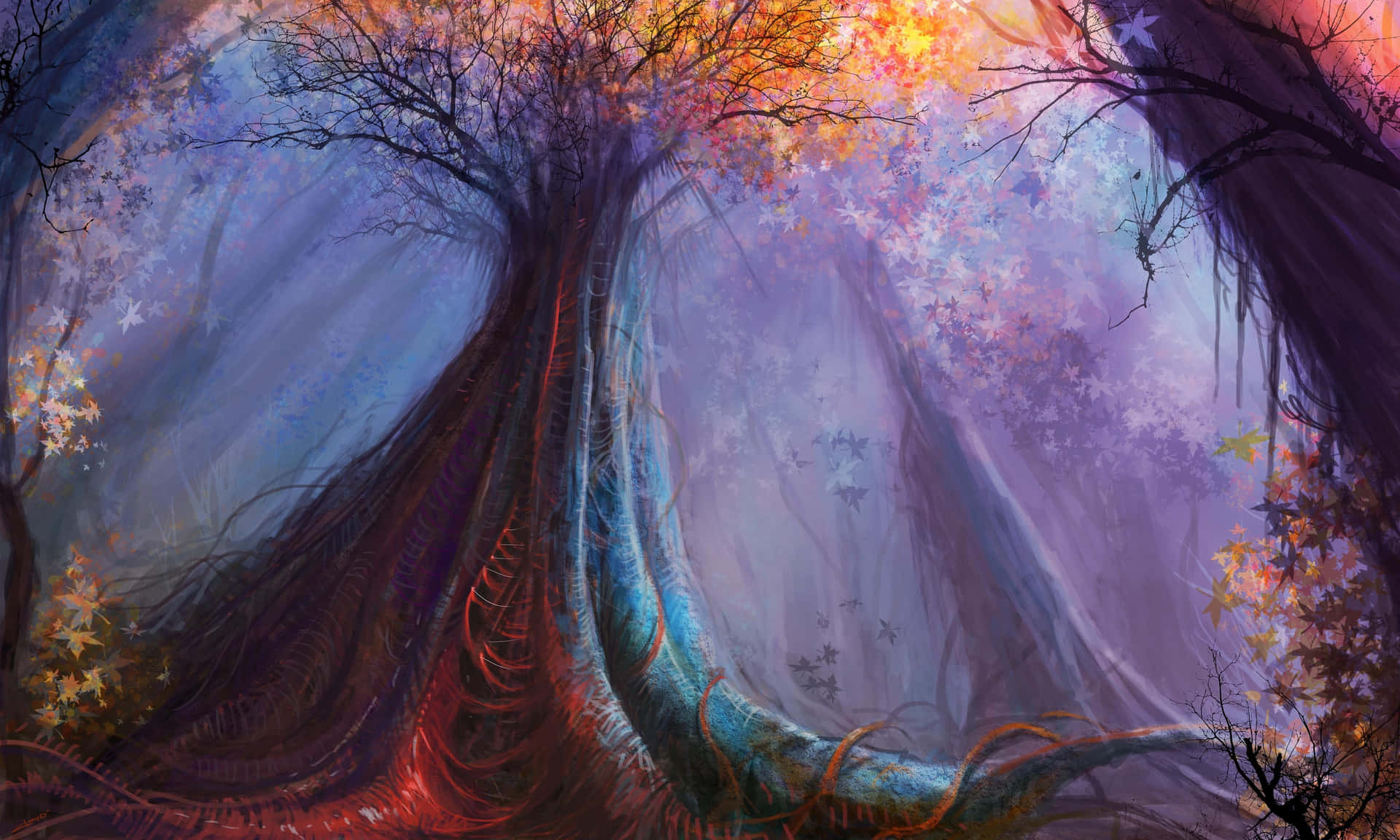 Fantasy Forest Background 4000 X 2400