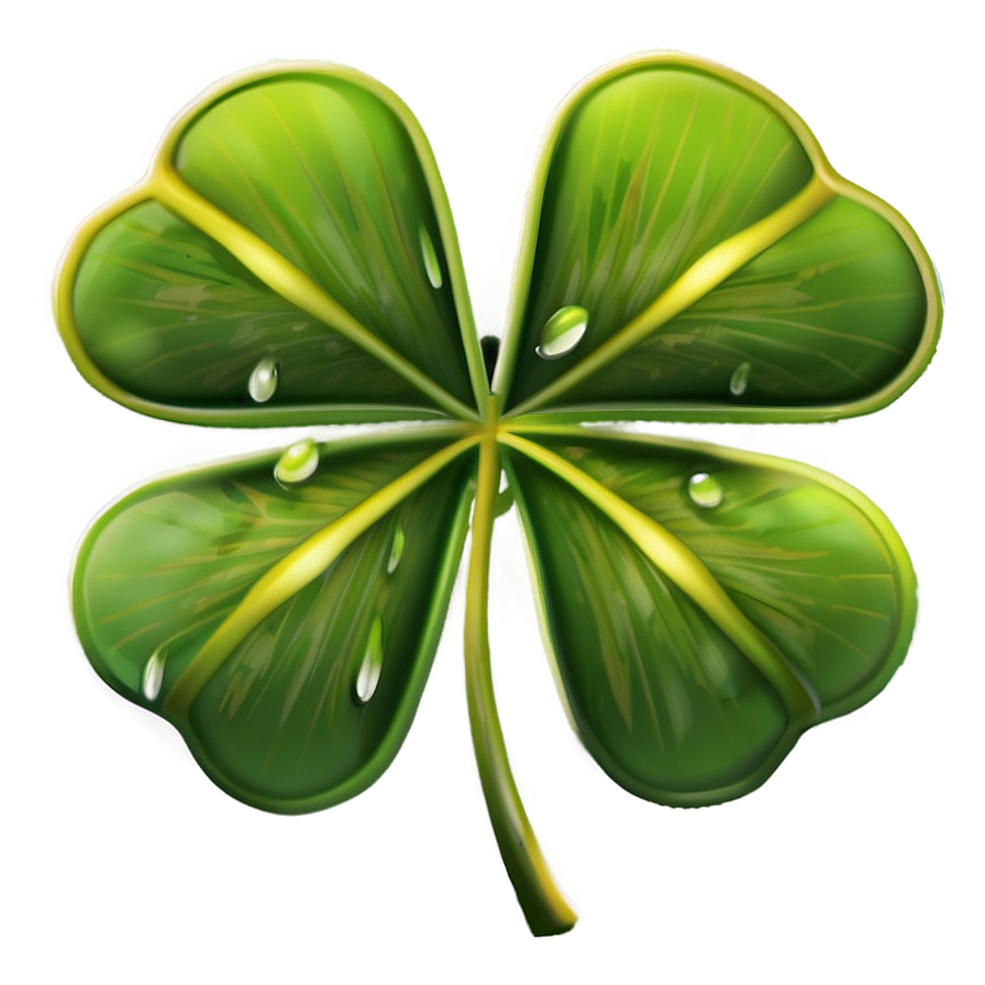 Download Fantasy Four Leaf Clover Png Ywa91 | Wallpapers.com