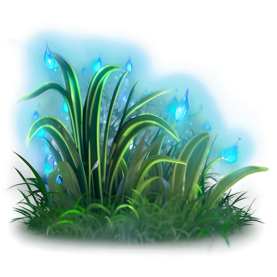 Fantasy Glowing Grass Png Ixm9 PNG
