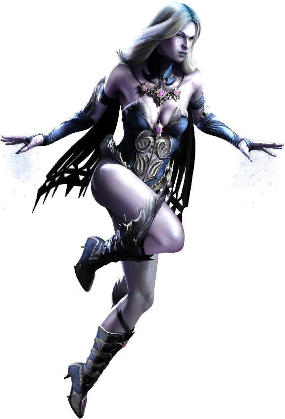 Fantasy Ice Sorceress PNG