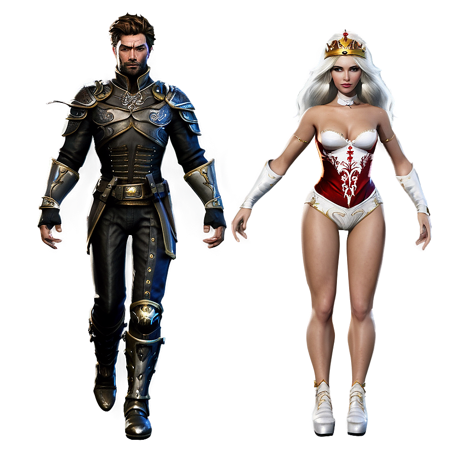 Fantasy King And Queen Png Kef83 PNG