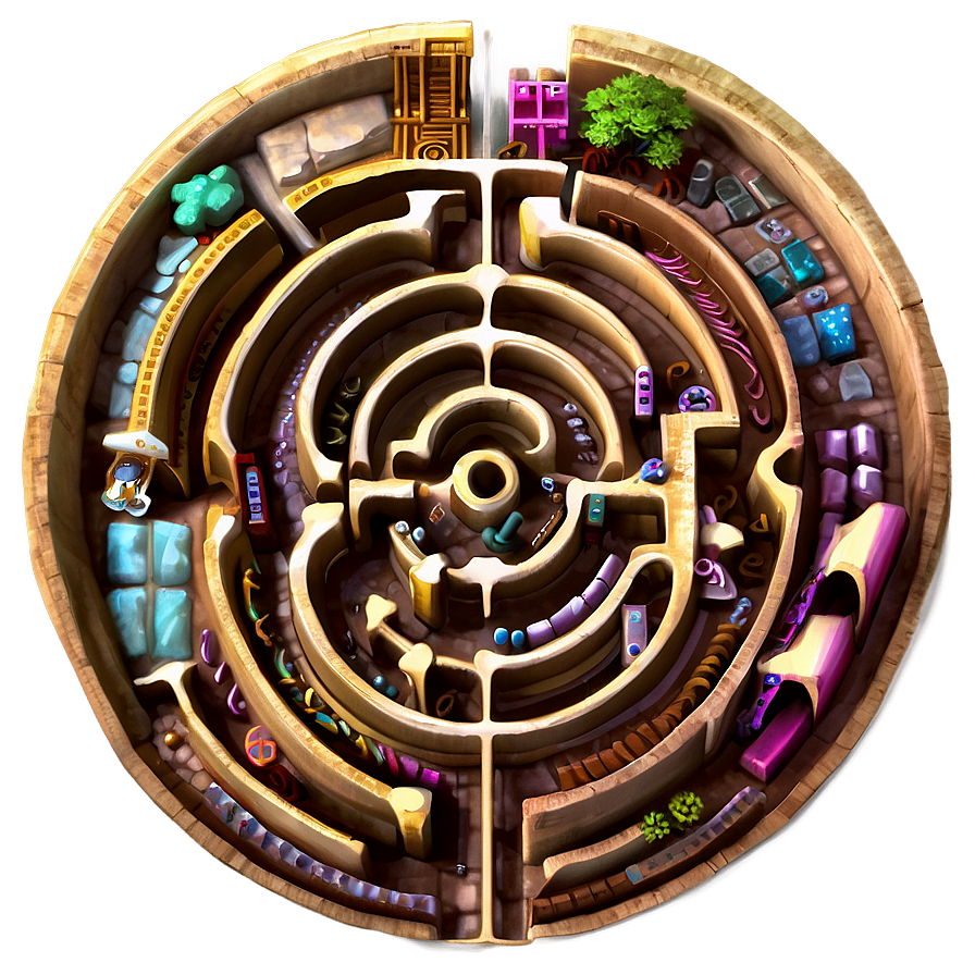 Fantasy Labyrinth World Png Wxy PNG