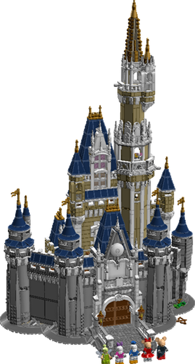 Fantasy Lego Castle Model PNG