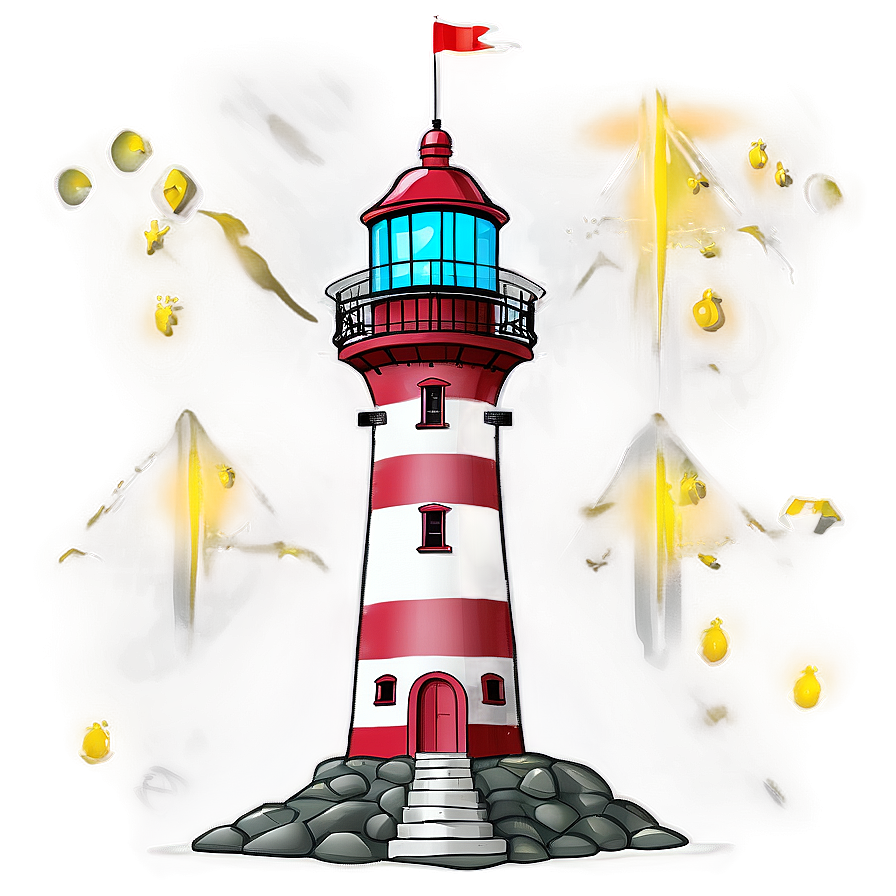 Fantasy Lighthouse Png 05242024 PNG