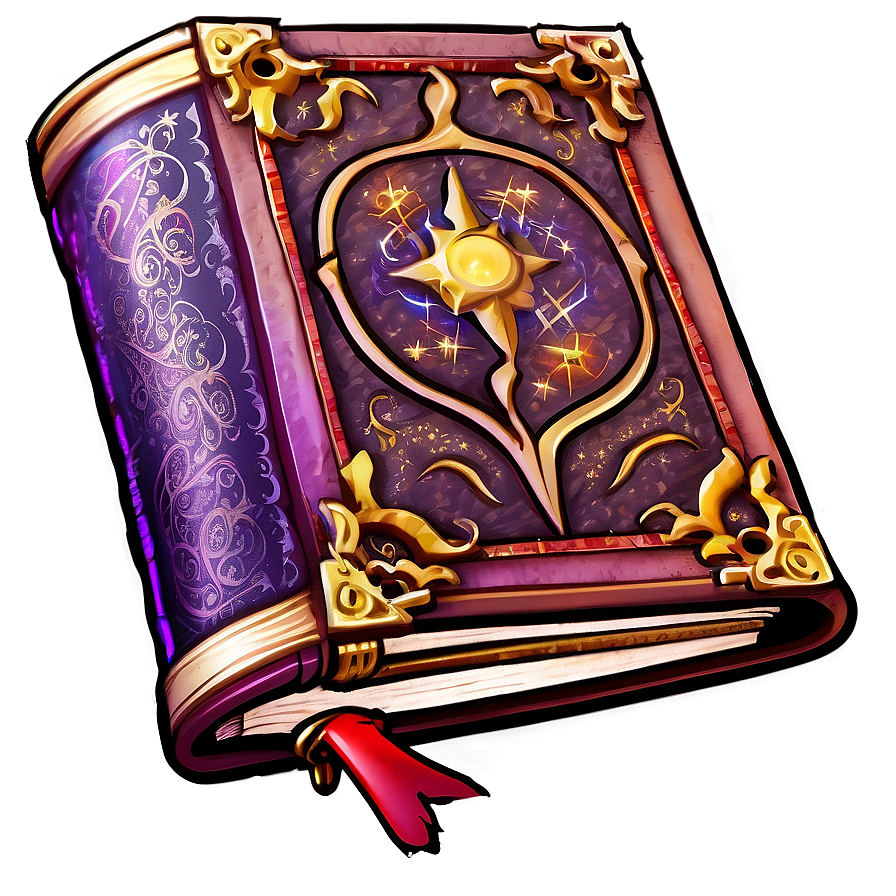 Fantasy Magic Spellbook Png Mln34 PNG