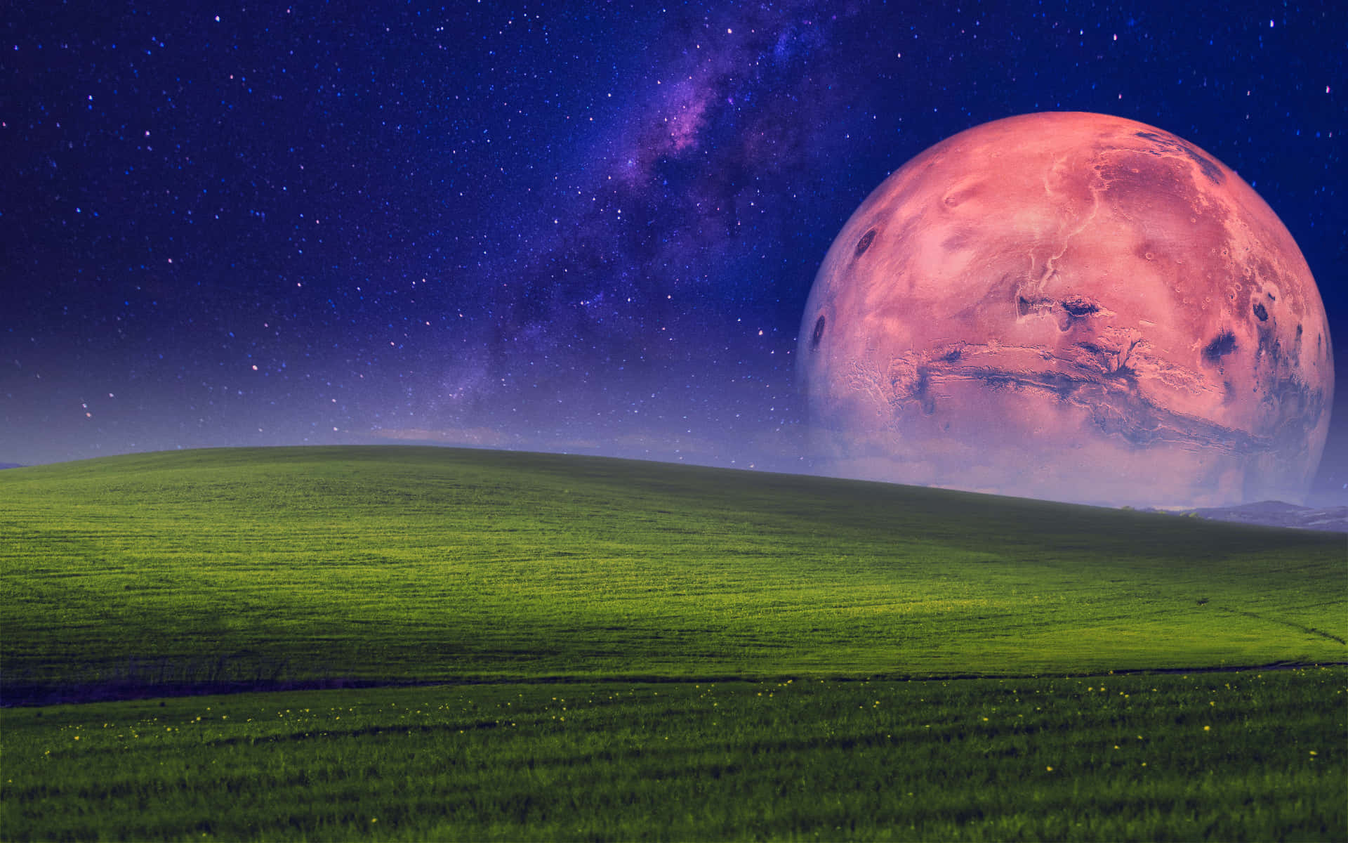 Fantasy Mars Over Bliss Hill.jpg Achtergrond