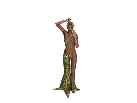 Fantasy_ Mermaid_ Costume PNG