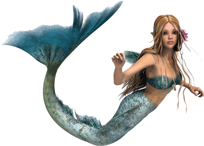 Fantasy Mermaid Illustration.png PNG