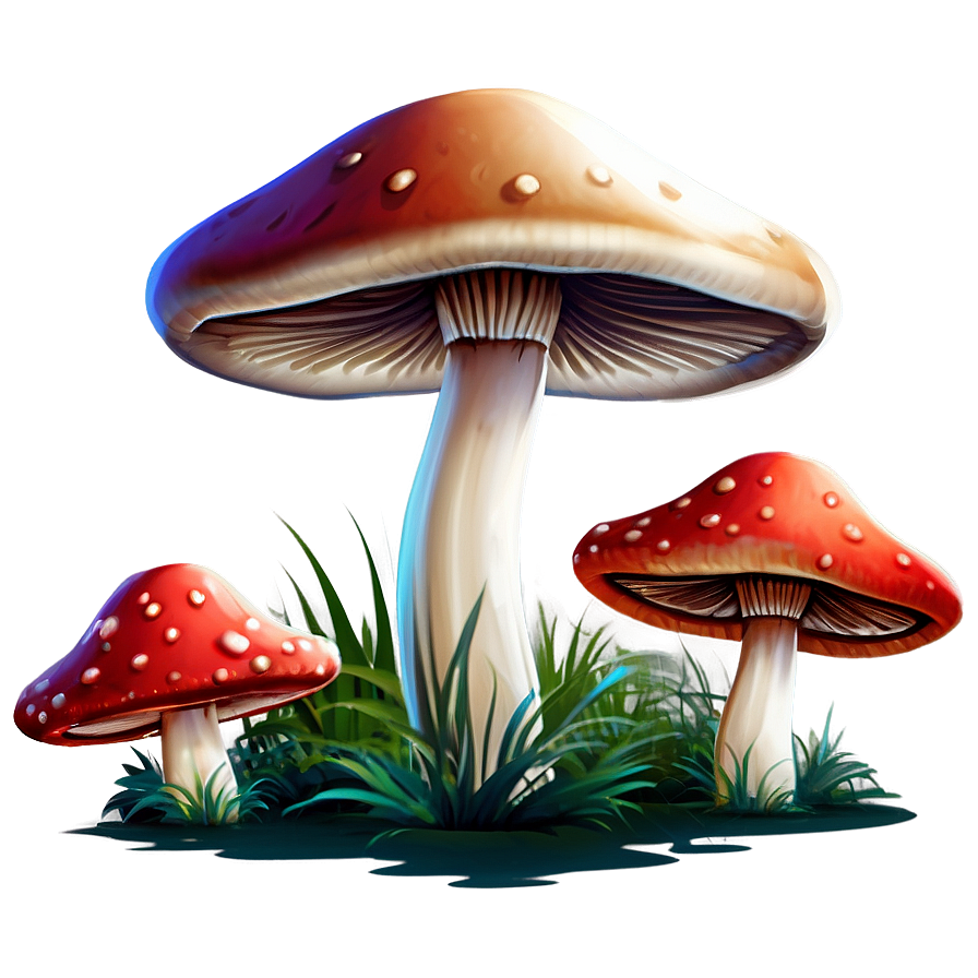Fantasy Mushroom Cartoon Png 06272024 PNG