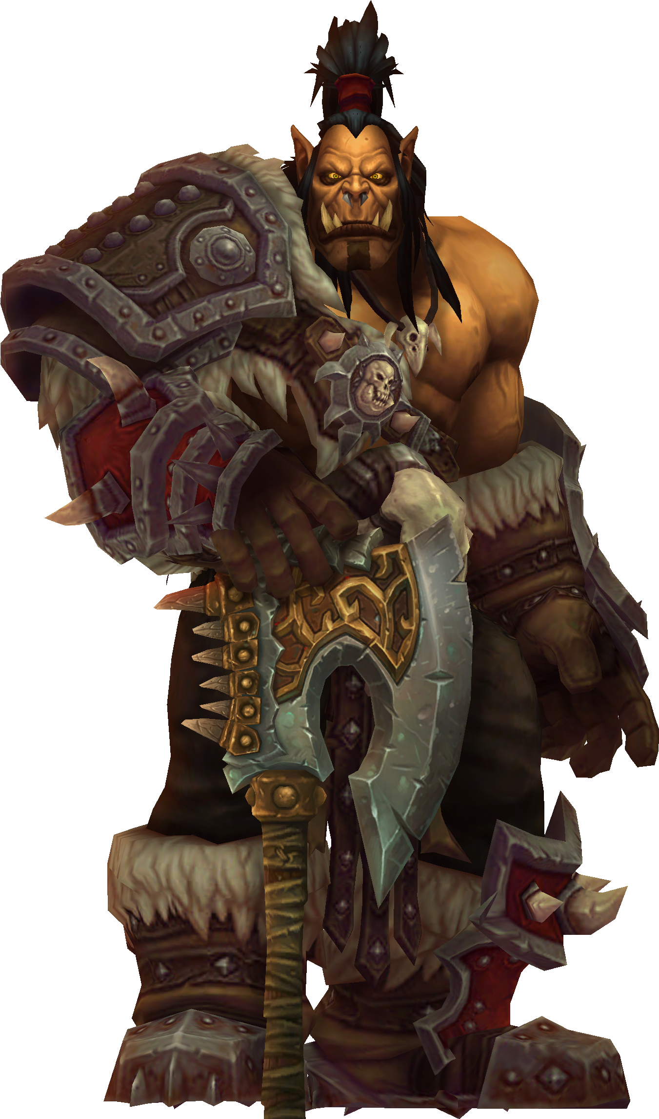 Fantasy Orc Warrior Armor PNG