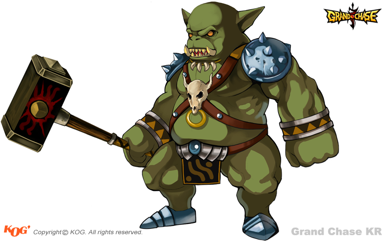 Fantasy Orc Warrior Artwork PNG