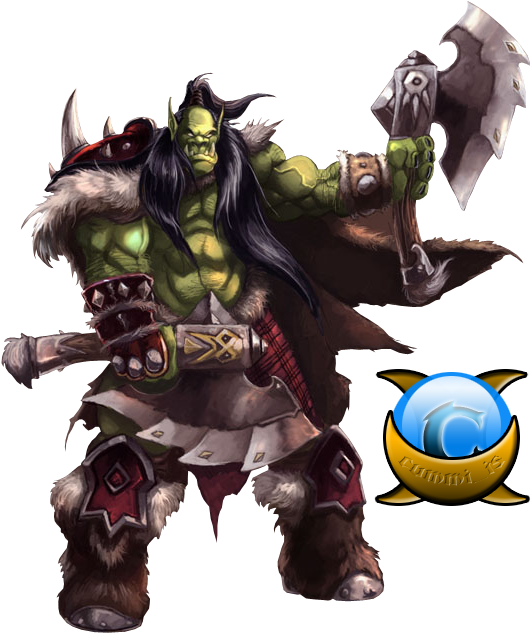 Fantasy Orc Warrior PNG