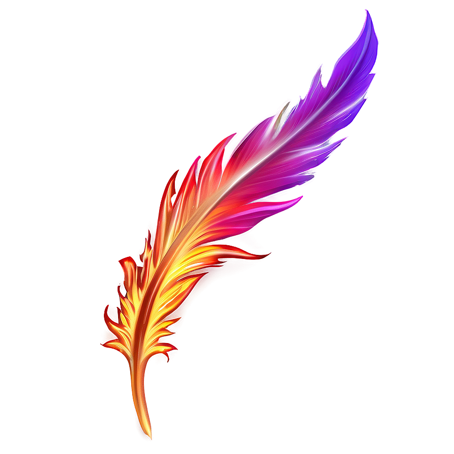 Fantasy Phoenix Feather Png 9 PNG