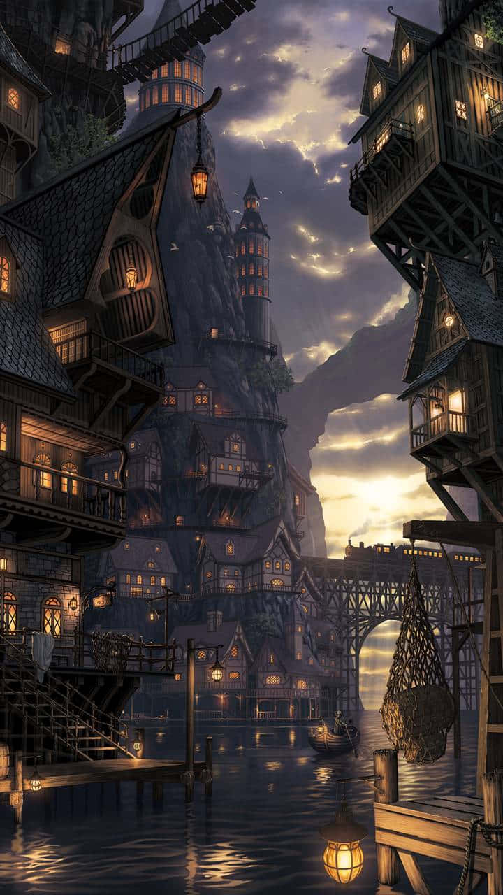 Experience a World of Imagination on Fantasy Phone Wallpaper