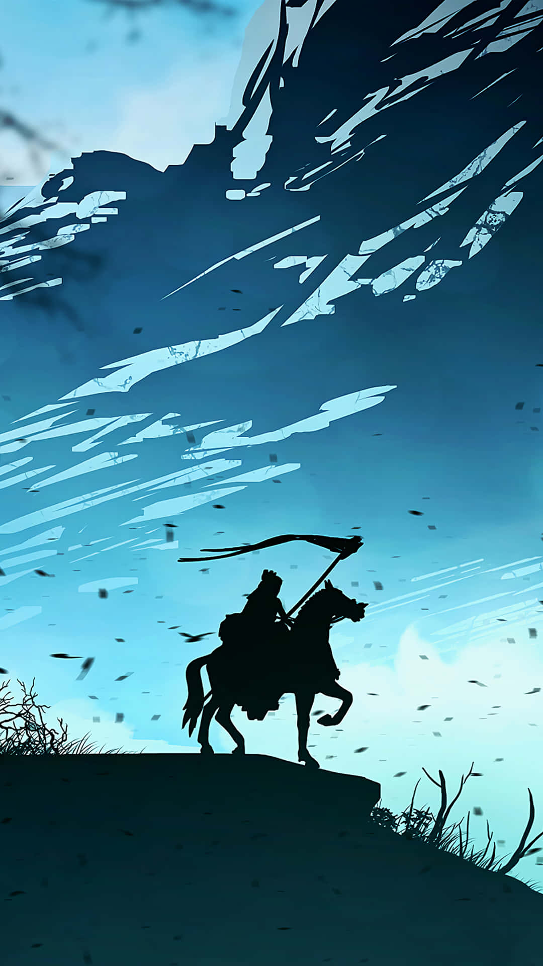 Schattendes Samurai - Screenshot Wallpaper
