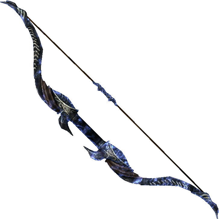 Fantasy Recurve Bow Design PNG