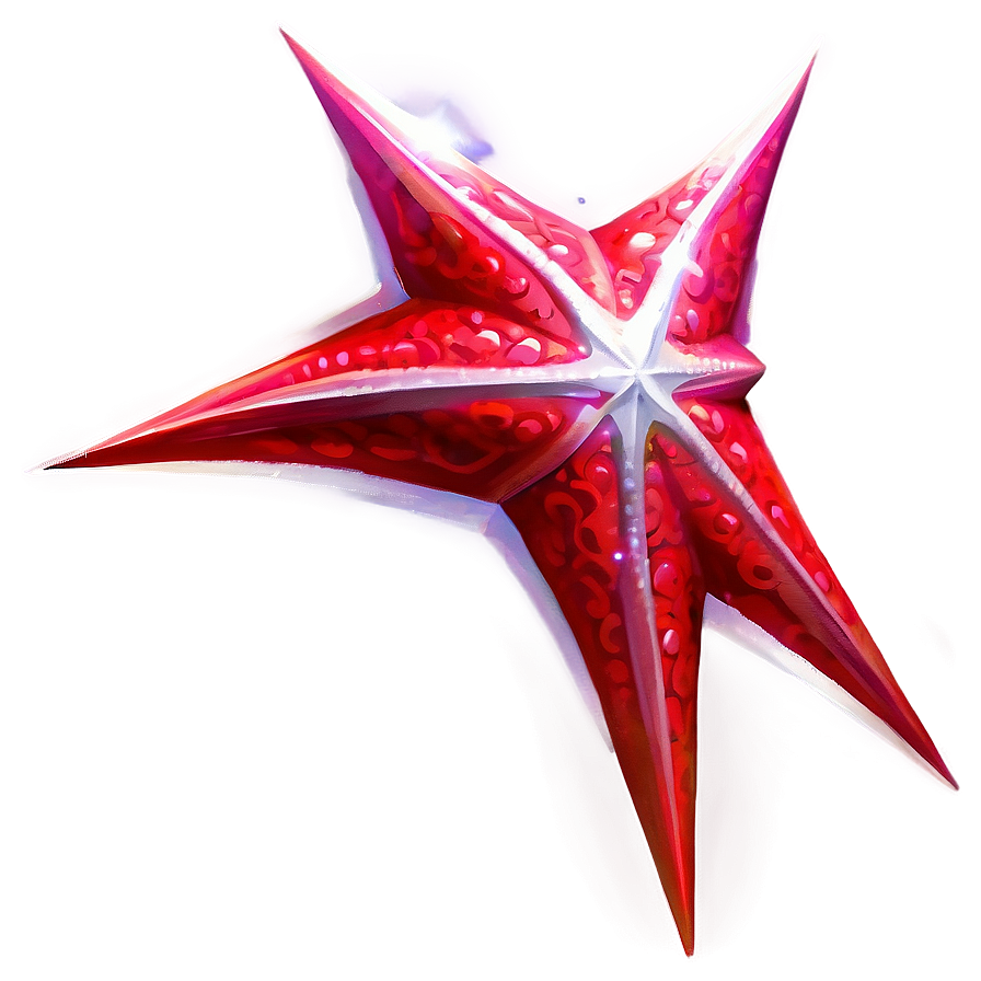 Fantasy Red Star Png Fqt PNG