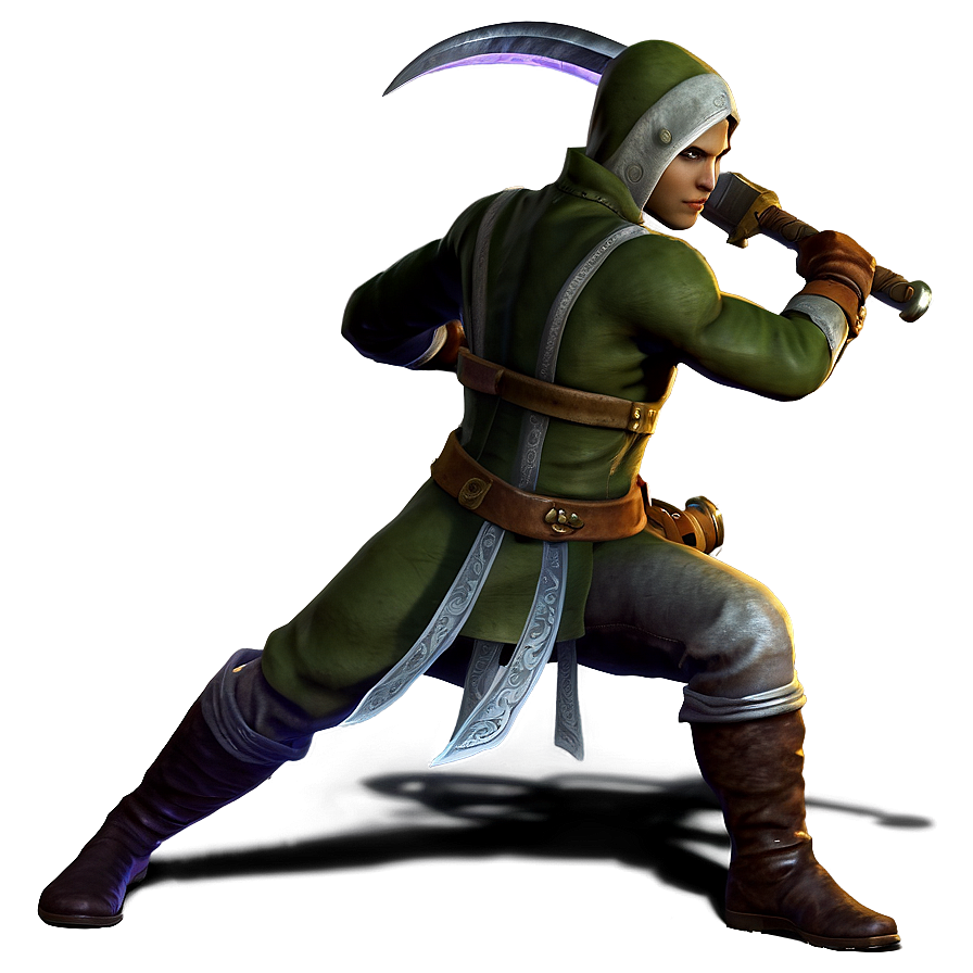 Fantasy Rogue Stance Png 06242024 PNG