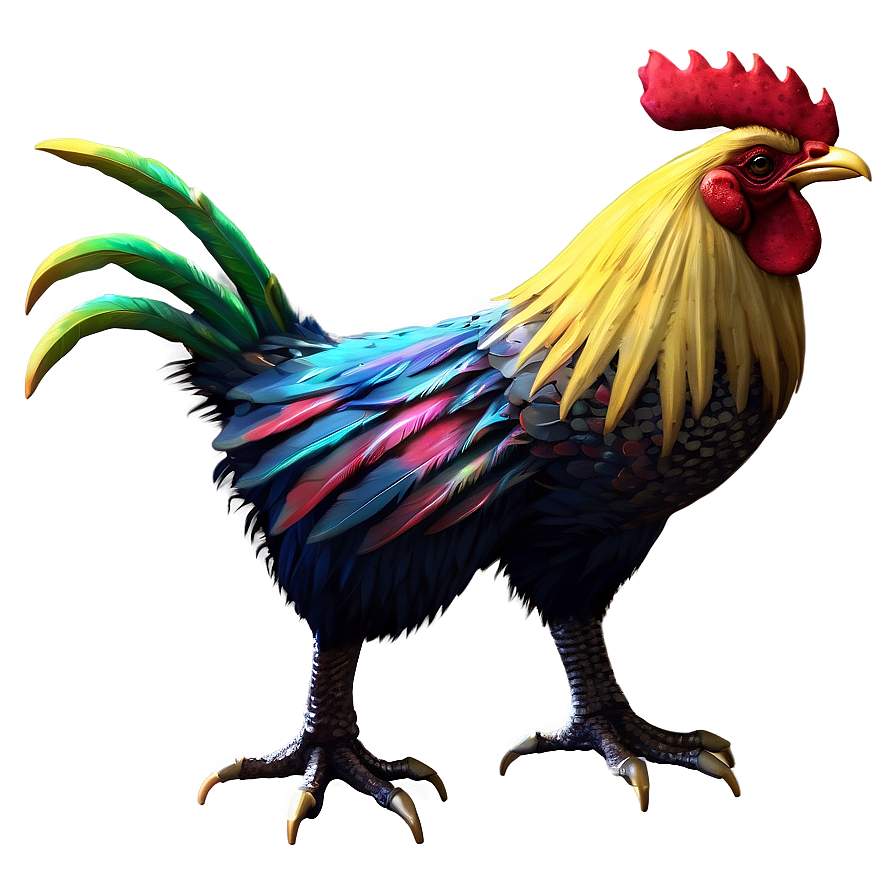 Download Fantasy Rooster Creature Png Ijw | Wallpapers.com